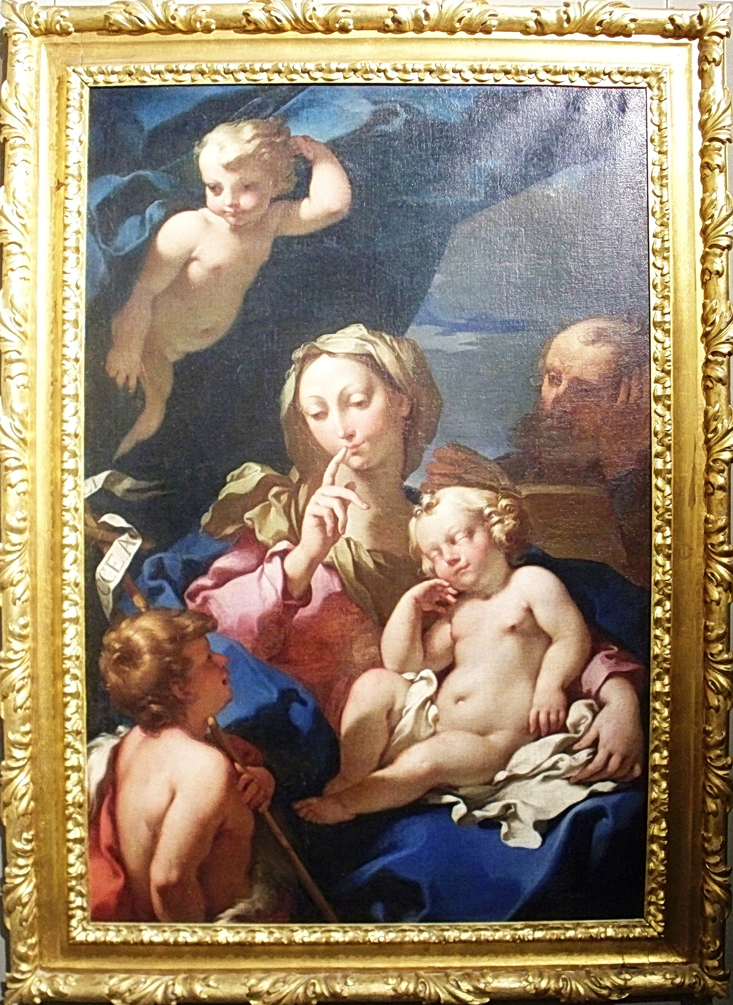 Madonna dello zitto. Sacra Famiglia con San Giovanni Battista bambino - Piacenza